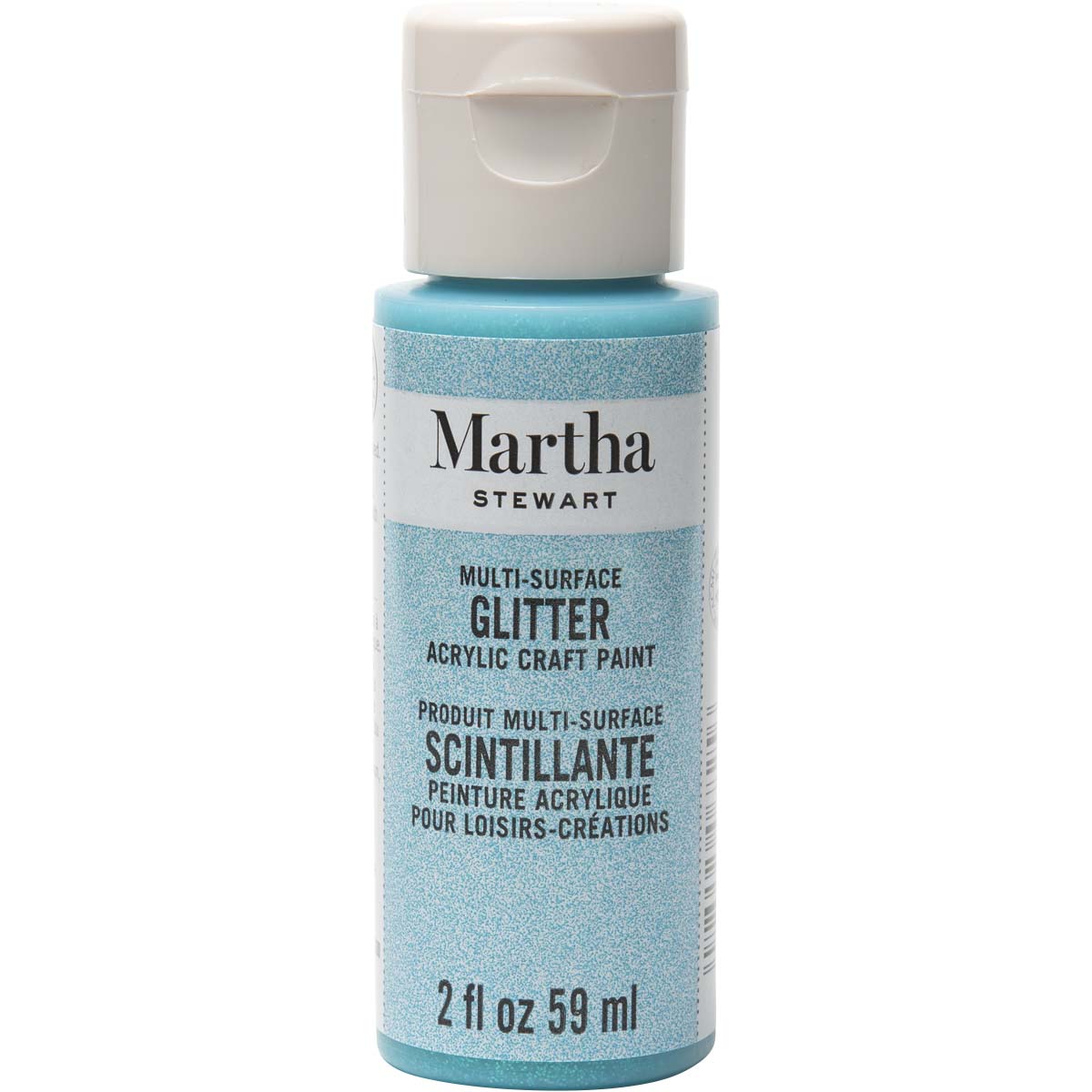 Martha Stewart ® Multi-Surface Glitter Acrylic Craft Paint - Blueberry Slush, 2 oz. - 32146CA