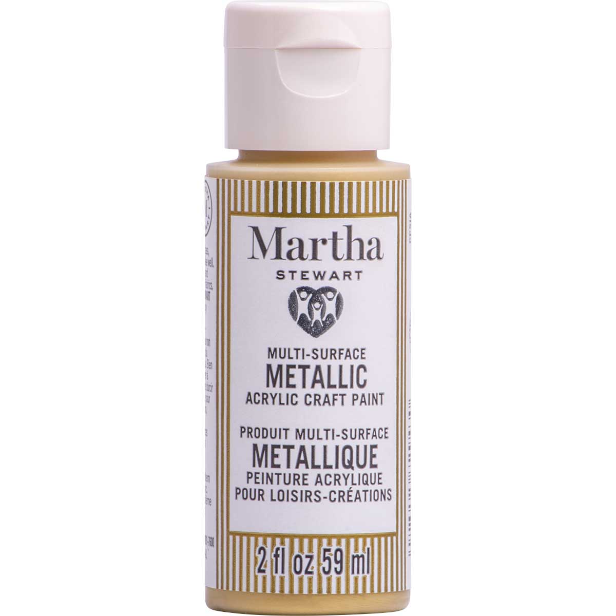 Martha Stewart ® Multi-Surface Metallic Acrylic Craft Paint CPSIA - Royal Gold, 2 oz. - 72943