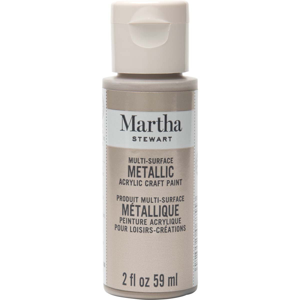 Martha Stewart ® Multi-Surface Metallic Acrylic Craft Paint - Champagne, 2 oz. - 32994CA