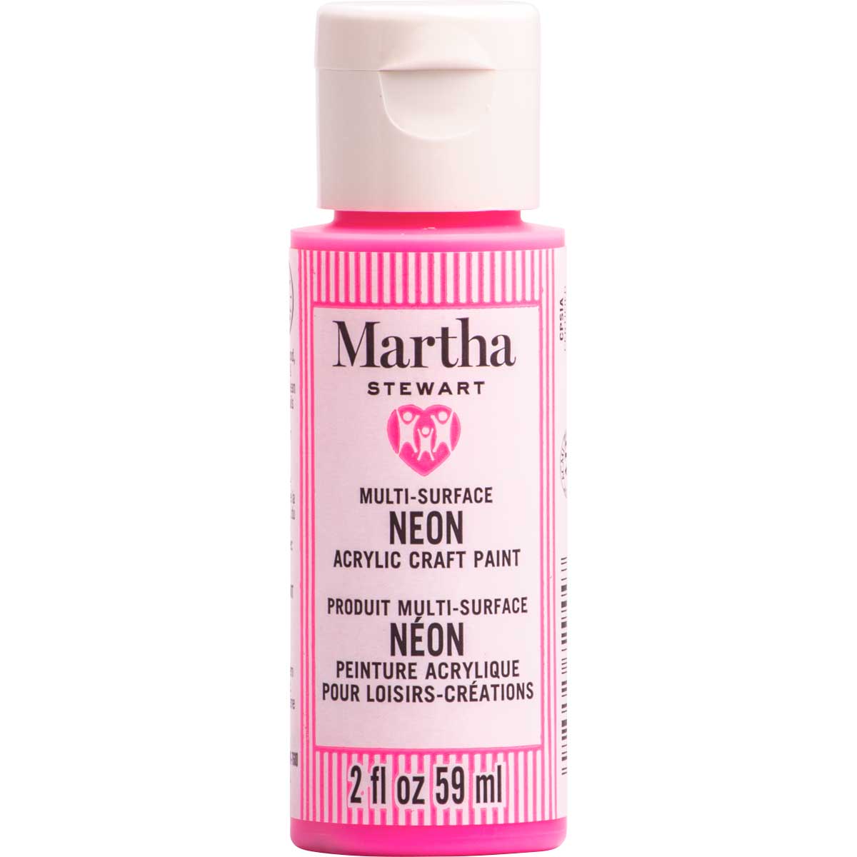 Martha Stewart ® Multi-Surface Neon Acrylic Craft Paint CPSIA - Pink Pinata, 2 oz. - 72944