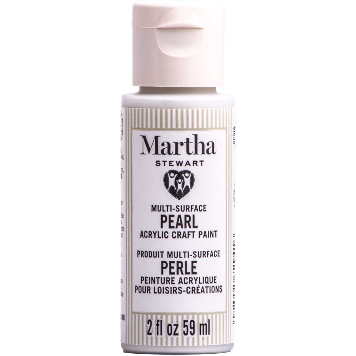 Martha Stewart ® Multi-Surface Pearl Acrylic Craft Paint CPSIA - Moonstone, 2 oz. - 72941