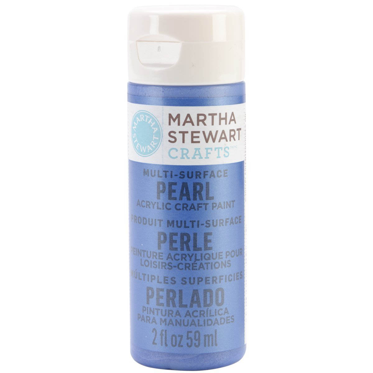 Martha Stewart ® Multi-Surface Pearl Acrylic Craft Paint - Cornflower, 2 oz. - 32968CA