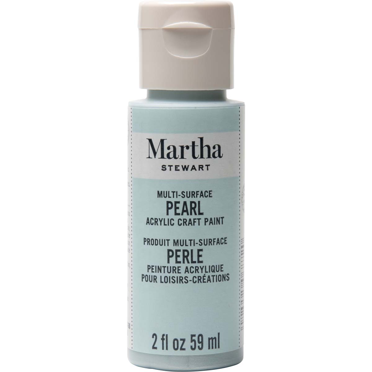 Martha Stewart ® Multi-Surface Pearl Acrylic Craft Paint - Jet Stream, 2 oz. - 32121CA