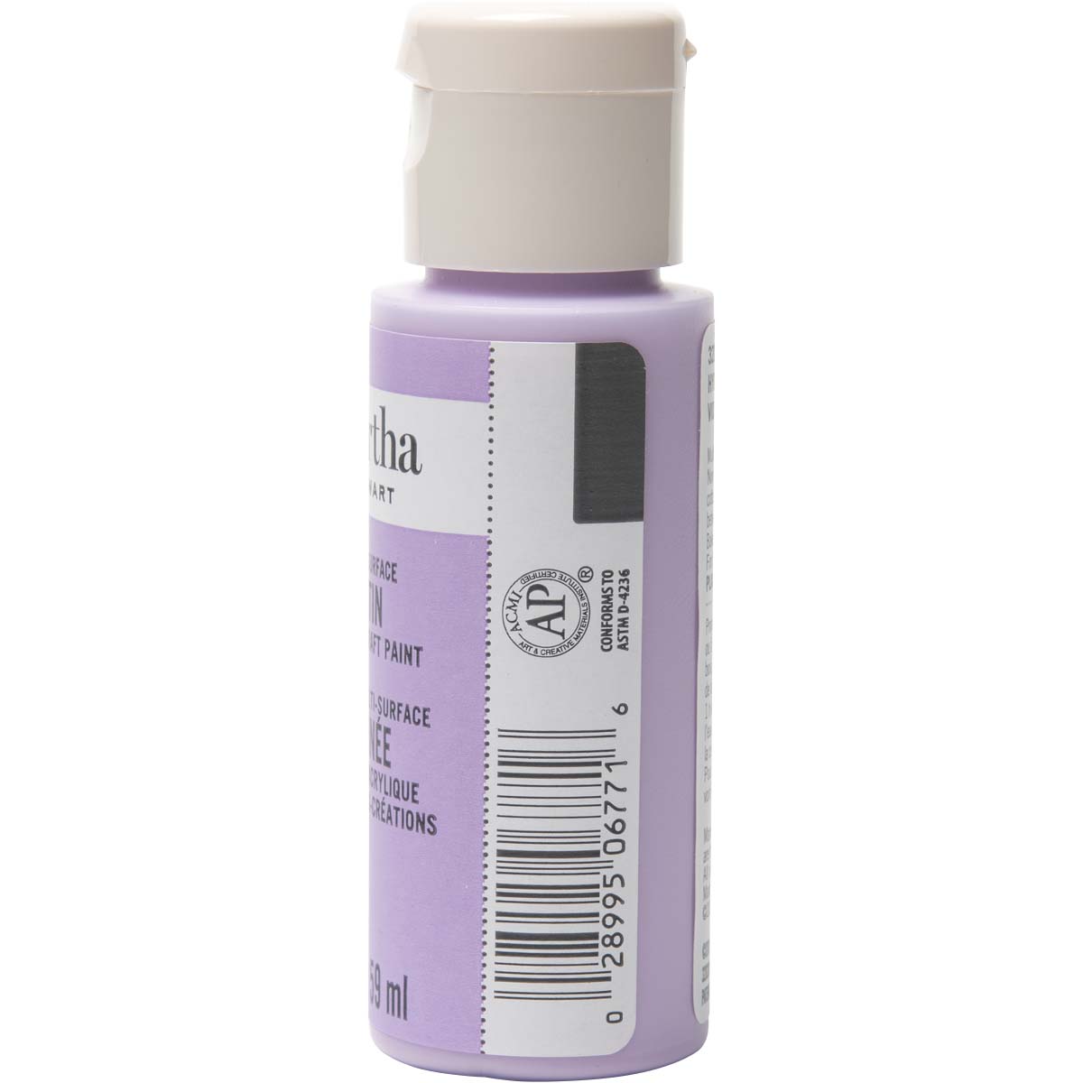 Martha Stewart ® Multi-Surface Satin Acrylic Craft Paint - Hydrangea Purple, 2 oz. - 32028CA