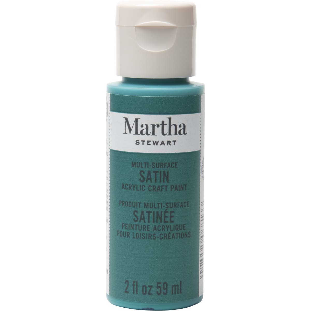 Martha Stewart ® Multi-Surface Satin Acrylic Craft Paint - Mermaid Teal, 2 oz. - 33506CA