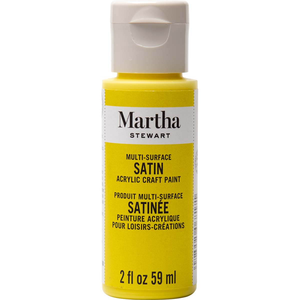 Martha Stewart ® Multi-Surface Satin Acrylic Craft Paint - Meyer Lemon, 2 oz. - 33544CA