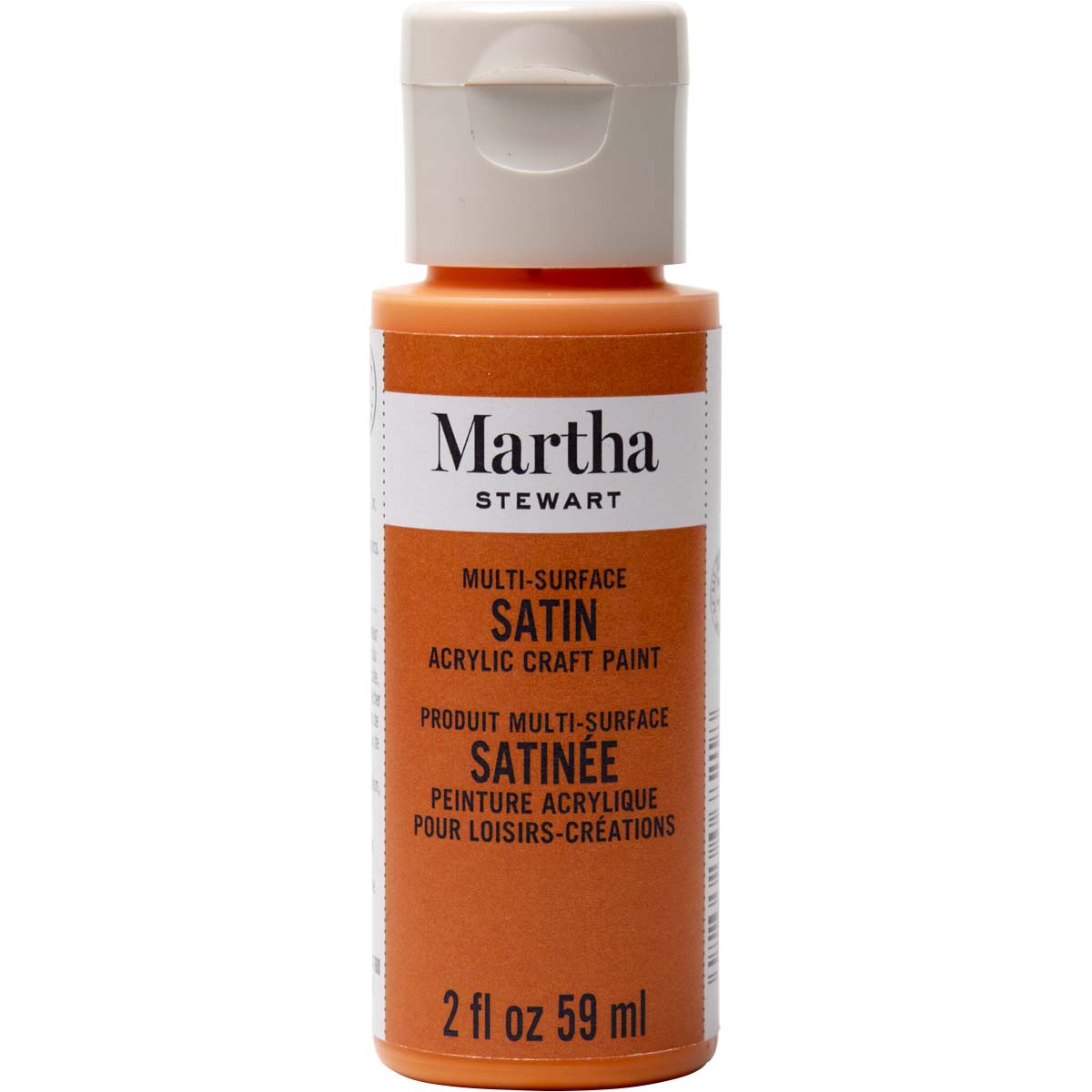 Martha Stewart ® Multi-Surface Satin Acrylic Craft Paint - Pumpkin, 2 oz. - 33570CA