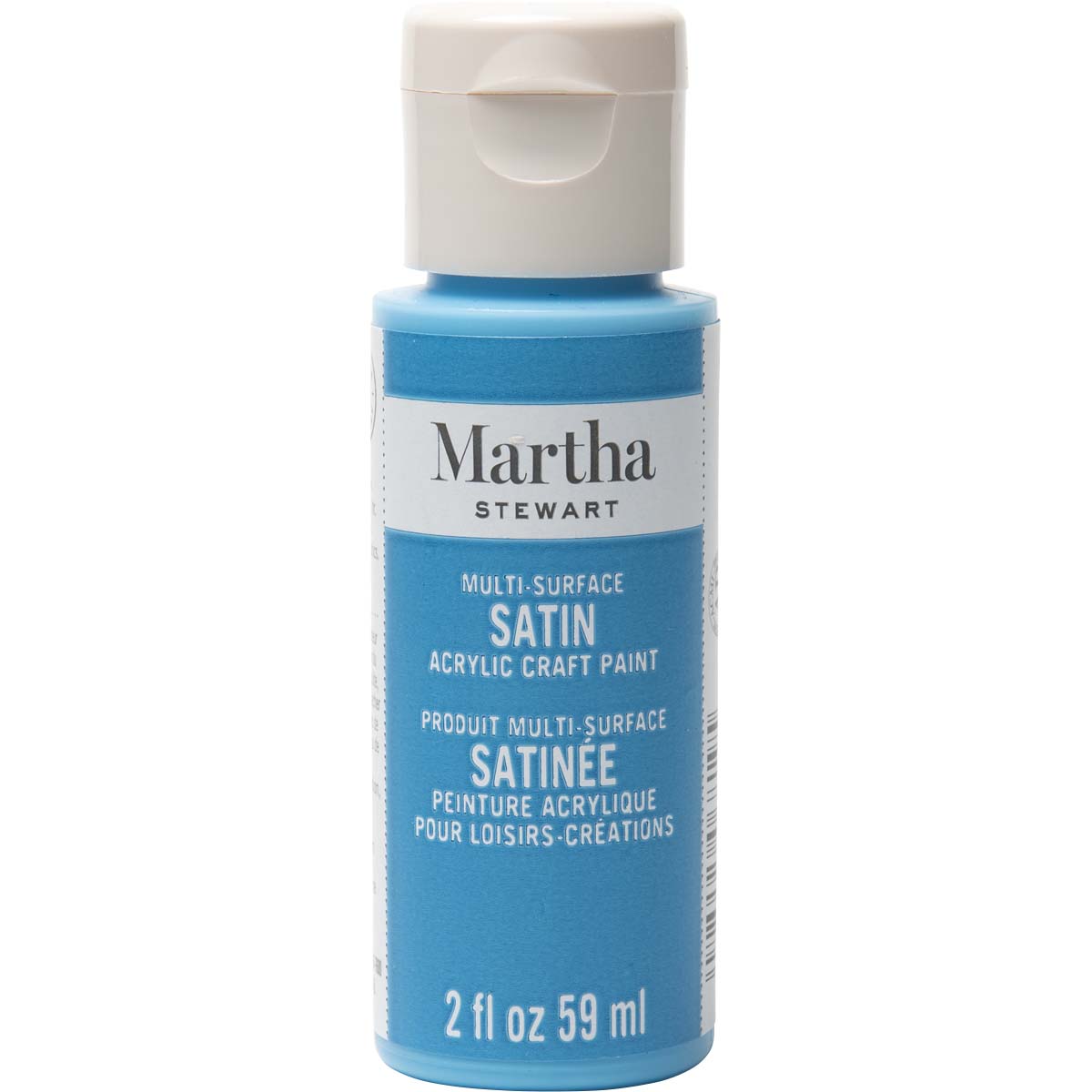 Martha Stewart ® Multi-Surface Satin Acrylic Craft Paint - Rock Candy Blue, 2 oz. - 33567CA