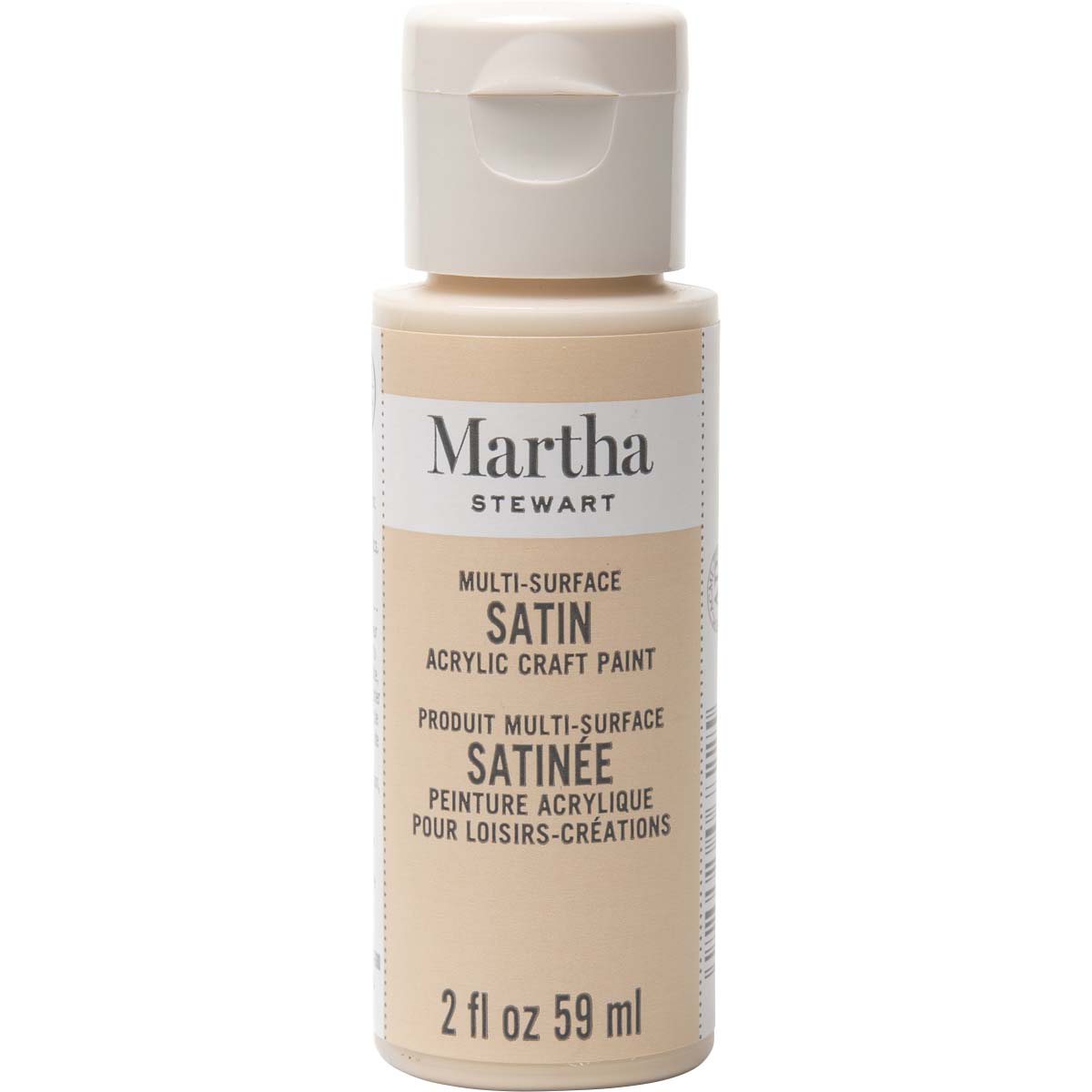 Martha Stewart ® Multi-Surface Satin Acrylic Craft Paint - Sandcastle, 2 oz. - 33571CA