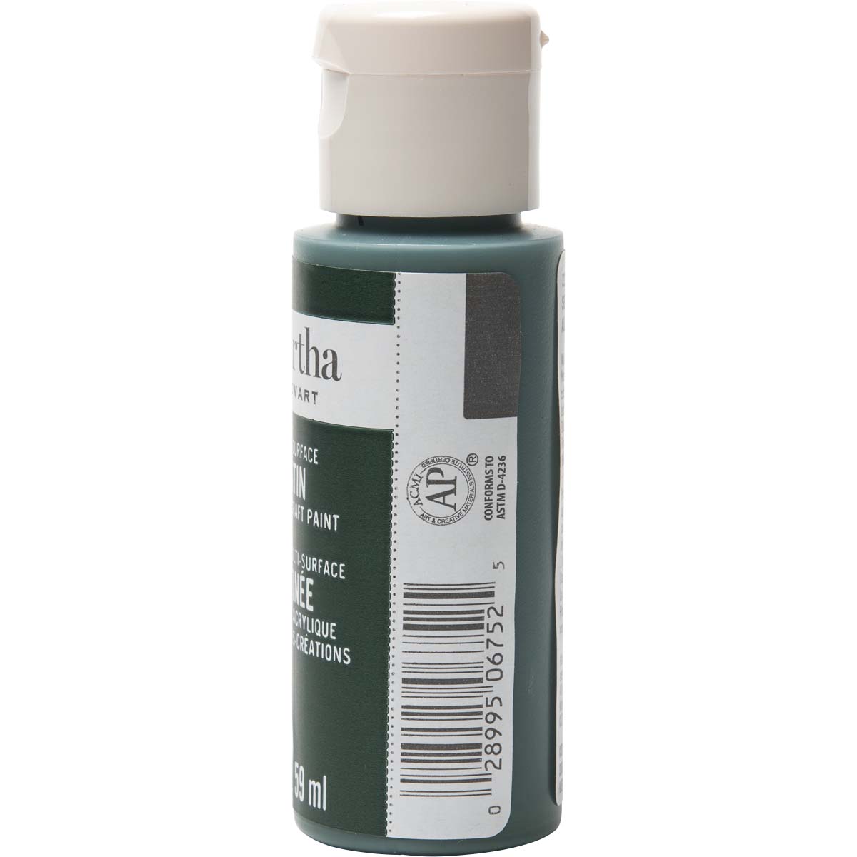 Martha Stewart ® Multi-Surface Satin Acrylic Craft Paint - Seaweed, 2 oz. - 32001CA