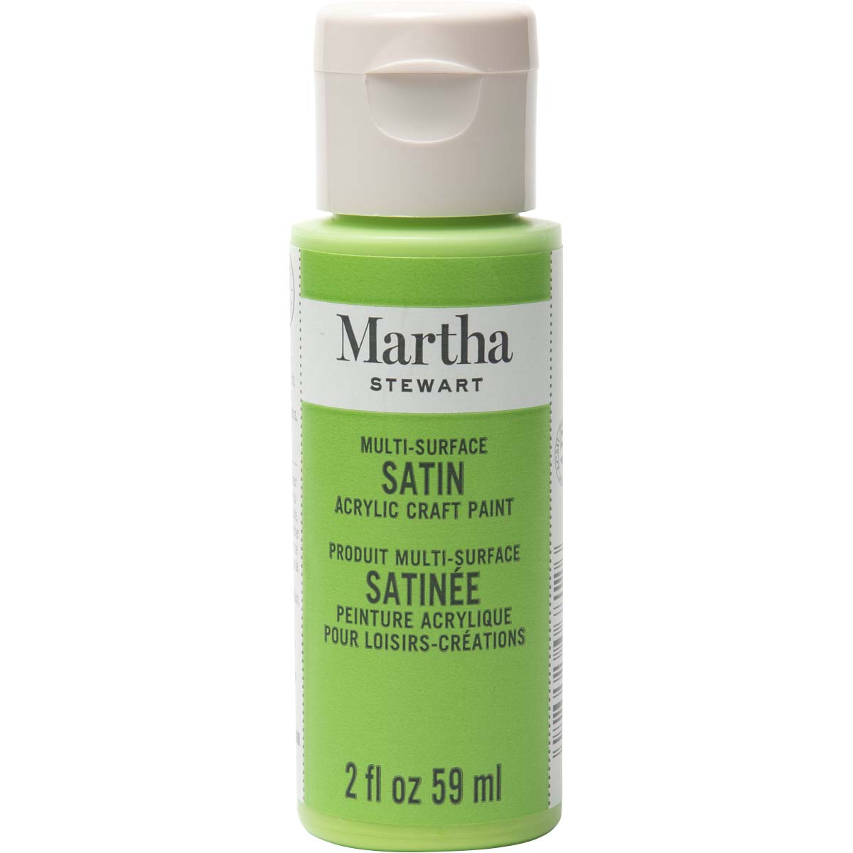 Martha Stewart ® Multi-Surface Satin Acrylic Craft Paint - Snow Pea, 2 oz. - 33505CA