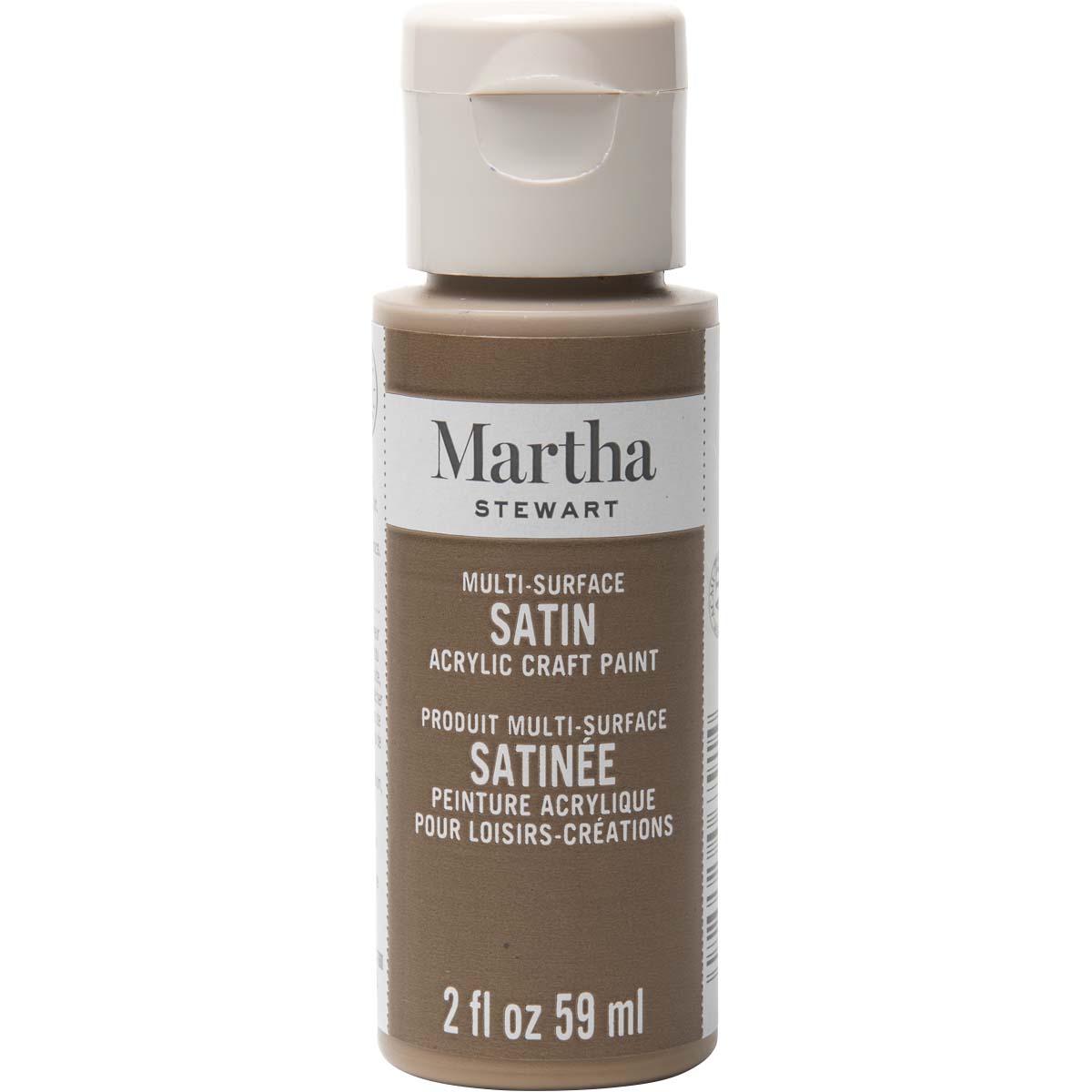 Martha Stewart ® Multi-Surface Satin Acrylic Craft Paint - Sycamore Bark, 2 oz. - 32071CA