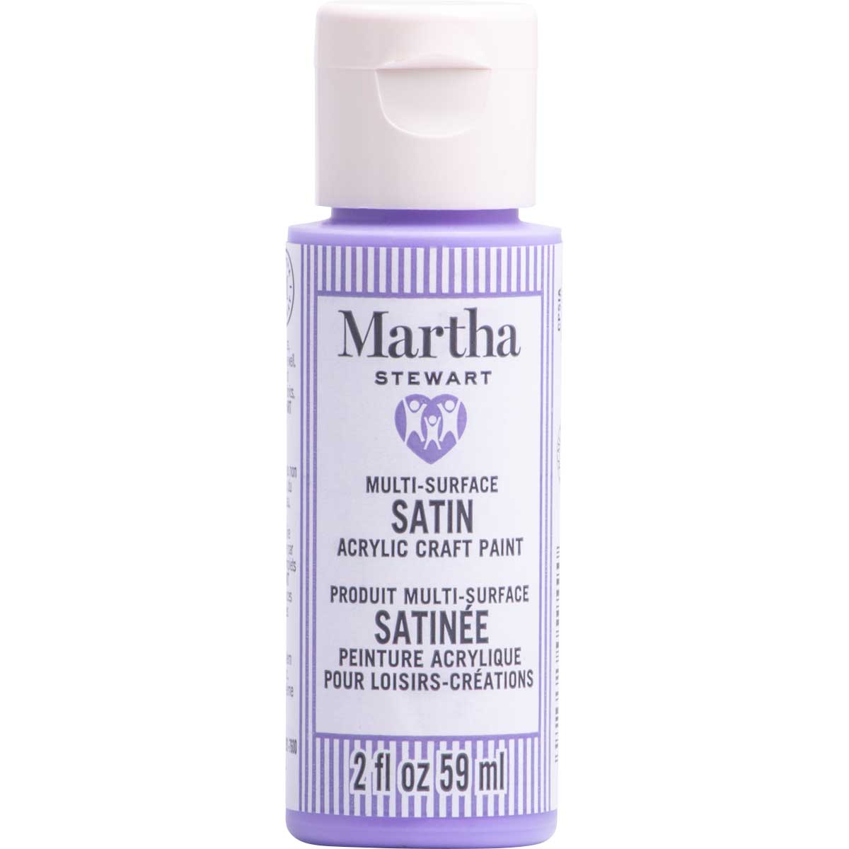 Martha Stewart ® Multi-Surface Satin Acrylic Craft Paint CPSIA - Amethyst, 2 oz. - 5949