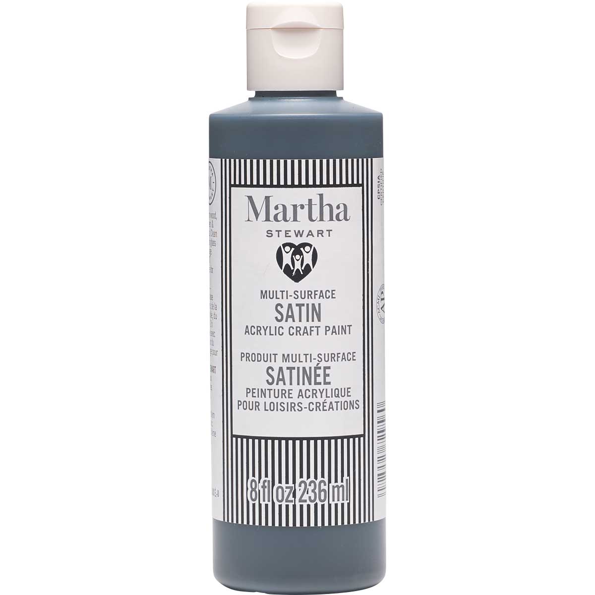 Martha Stewart ® Multi-Surface Satin Acrylic Craft Paint CPSIA - Black Belt, 8 oz. - 72956