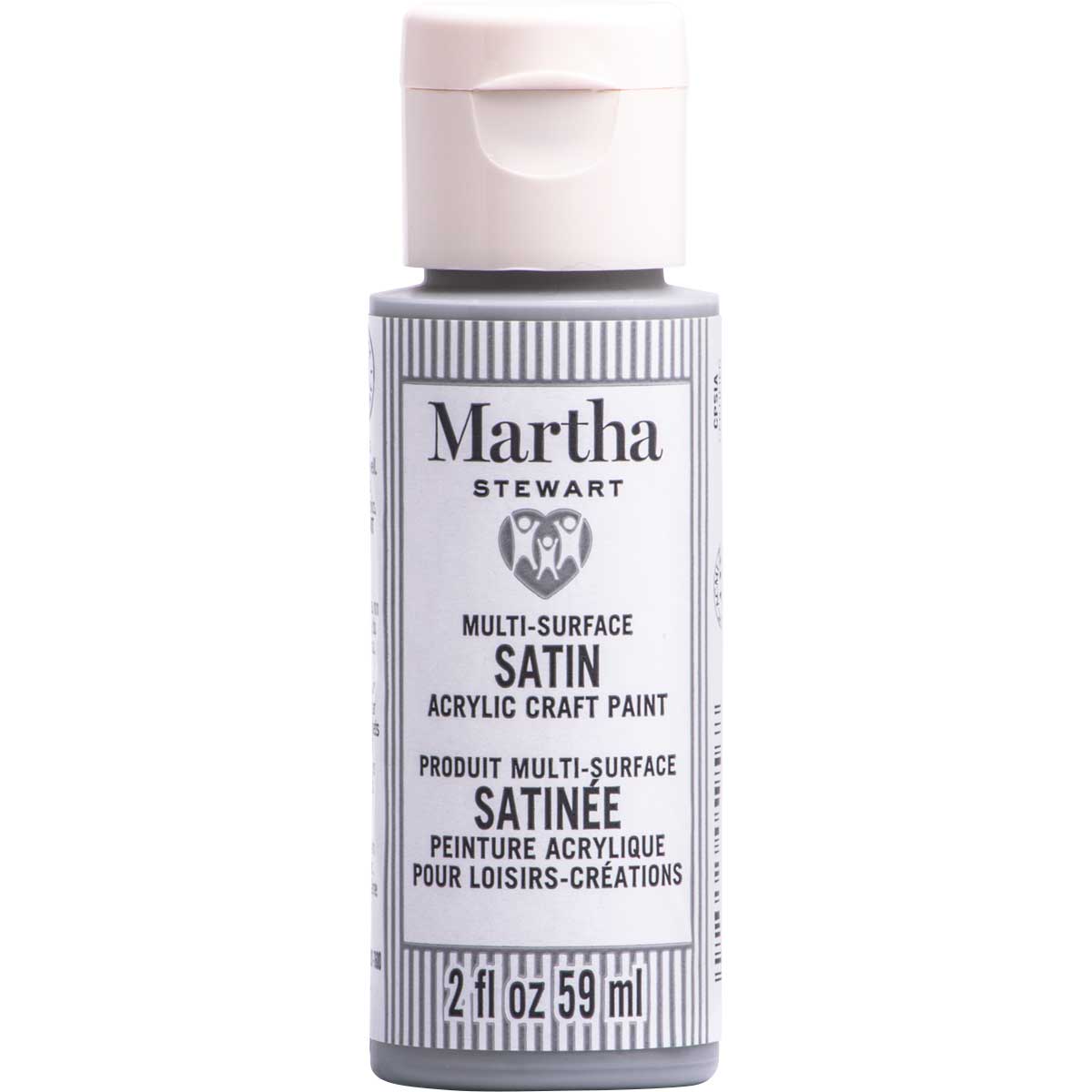 Martha Stewart ® Multi-Surface Satin Acrylic Craft Paint CPSIA - Cool Gray, 2 oz. - 5956