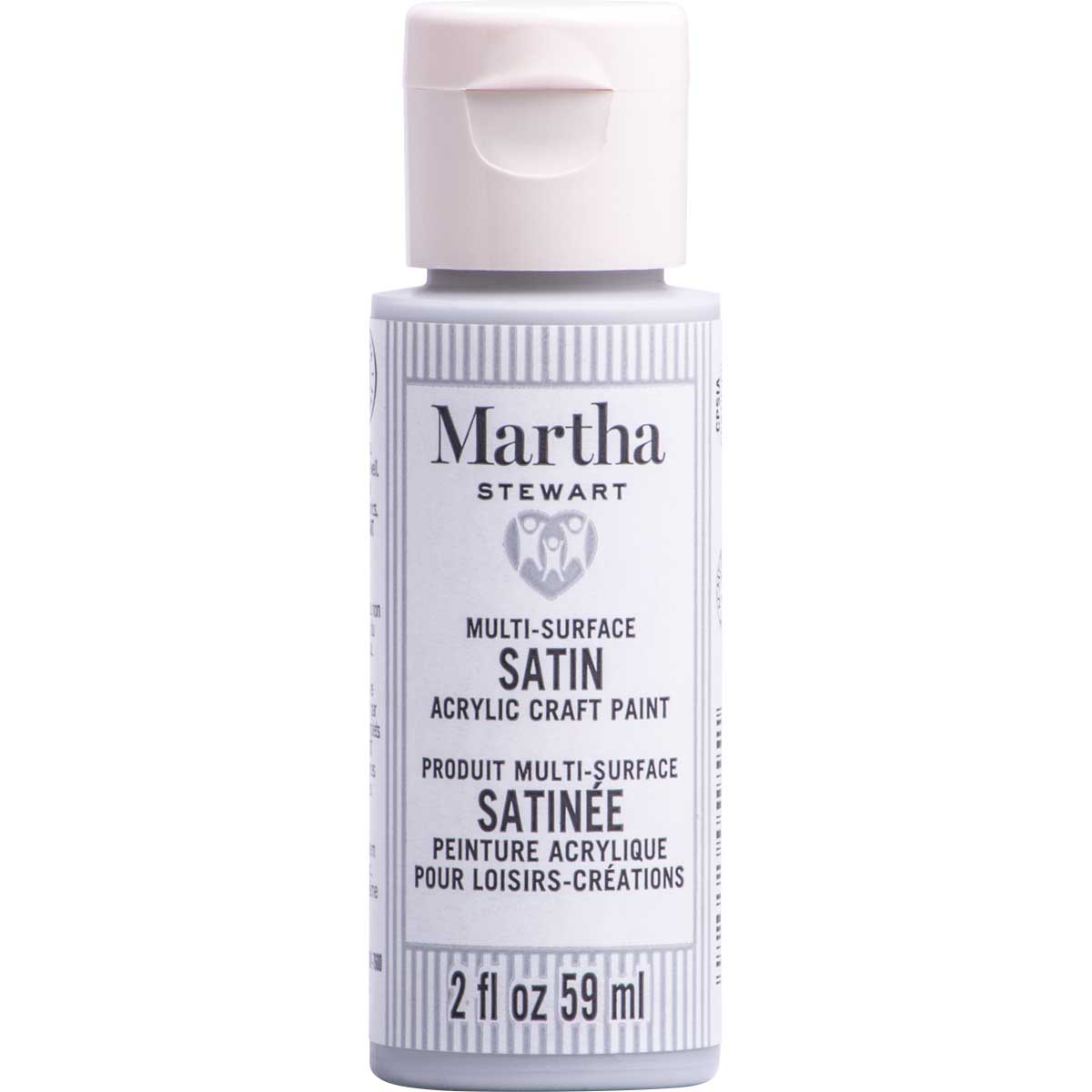 Martha Stewart ® Multi-Surface Satin Acrylic Craft Paint CPSIA - Dolphin Gray, 2 oz. - 5955