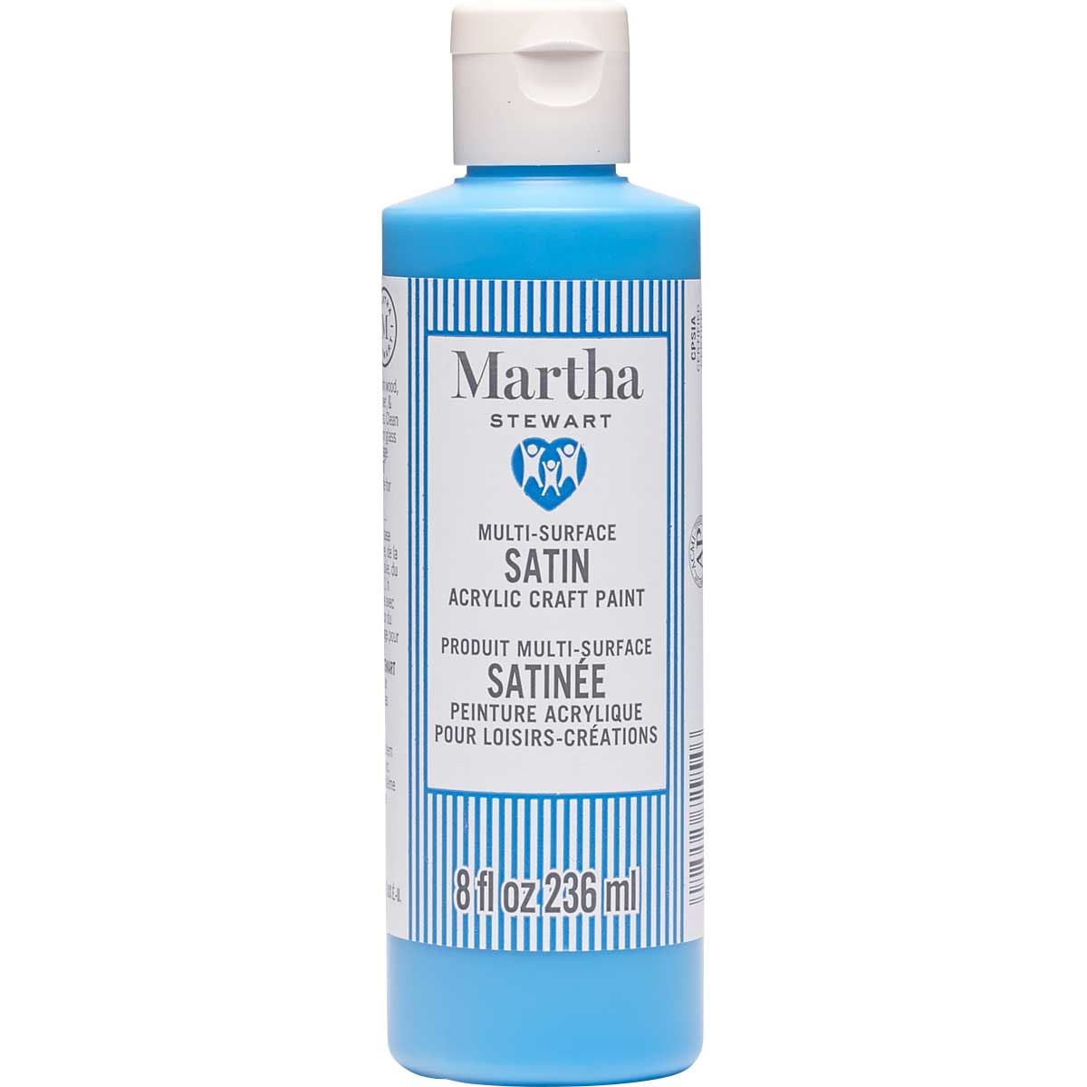 Martha Stewart ® Multi-Surface Satin Acrylic Craft Paint CPSIA - Fish Tank Blue, 8 oz. - 72954