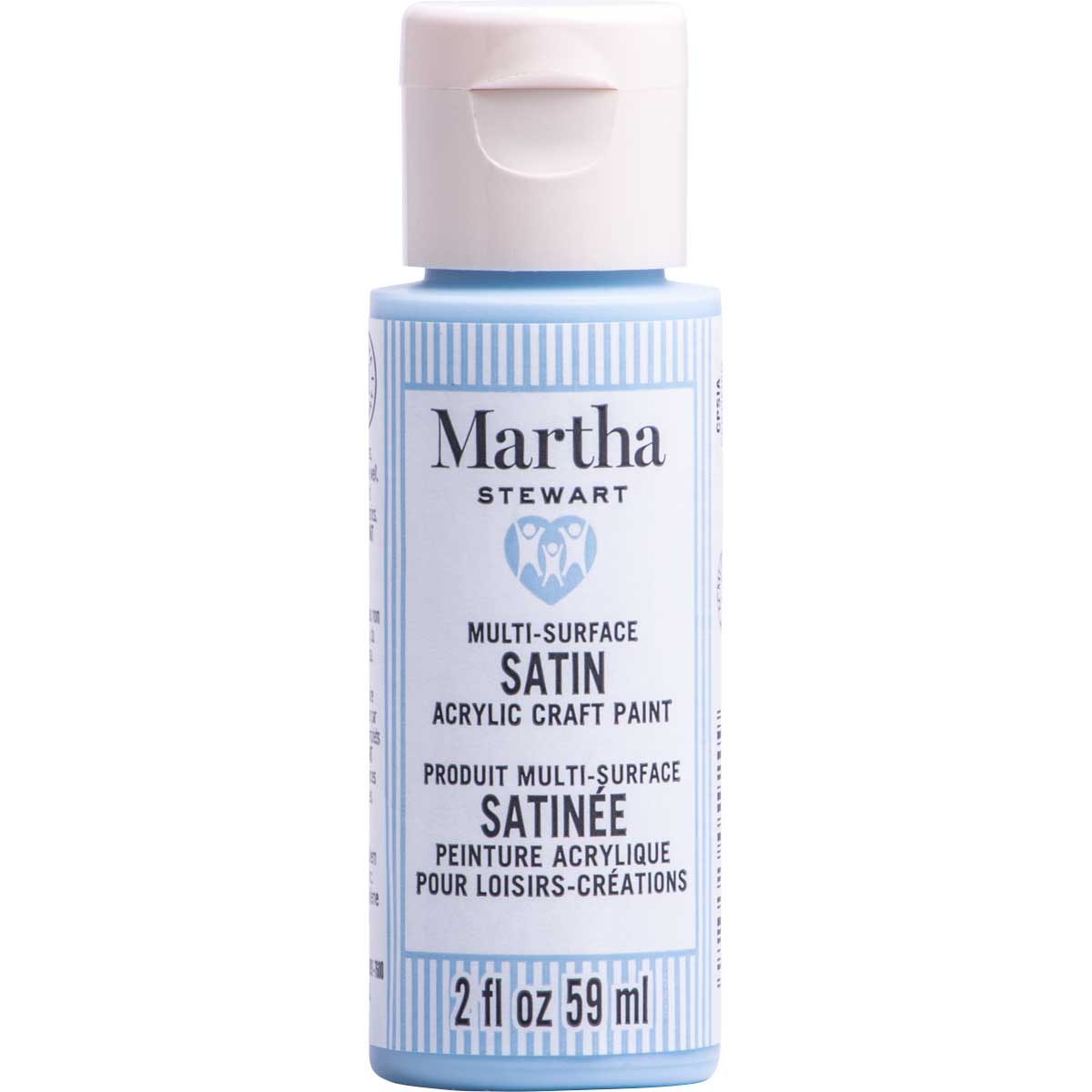 Martha Stewart ® Multi-Surface Satin Acrylic Craft Paint CPSIA - Jellyfish Blue, 2 oz. - 5920