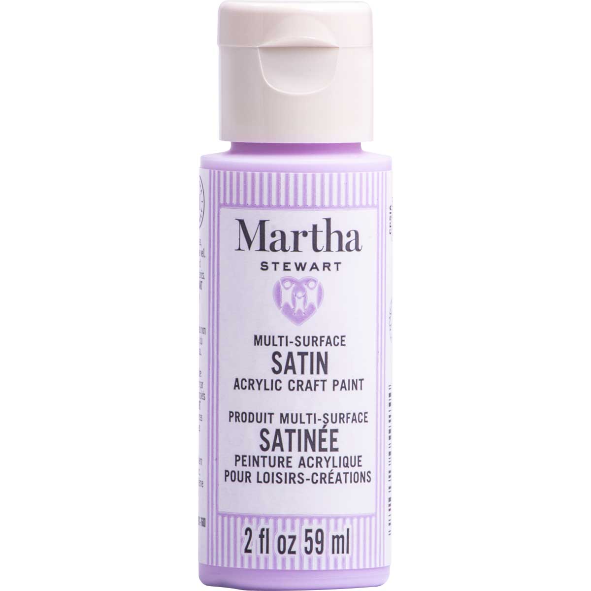 Martha Stewart ® Multi-Surface Satin Acrylic Craft Paint CPSIA - Moonstone Purple, 2 oz. - 5925
