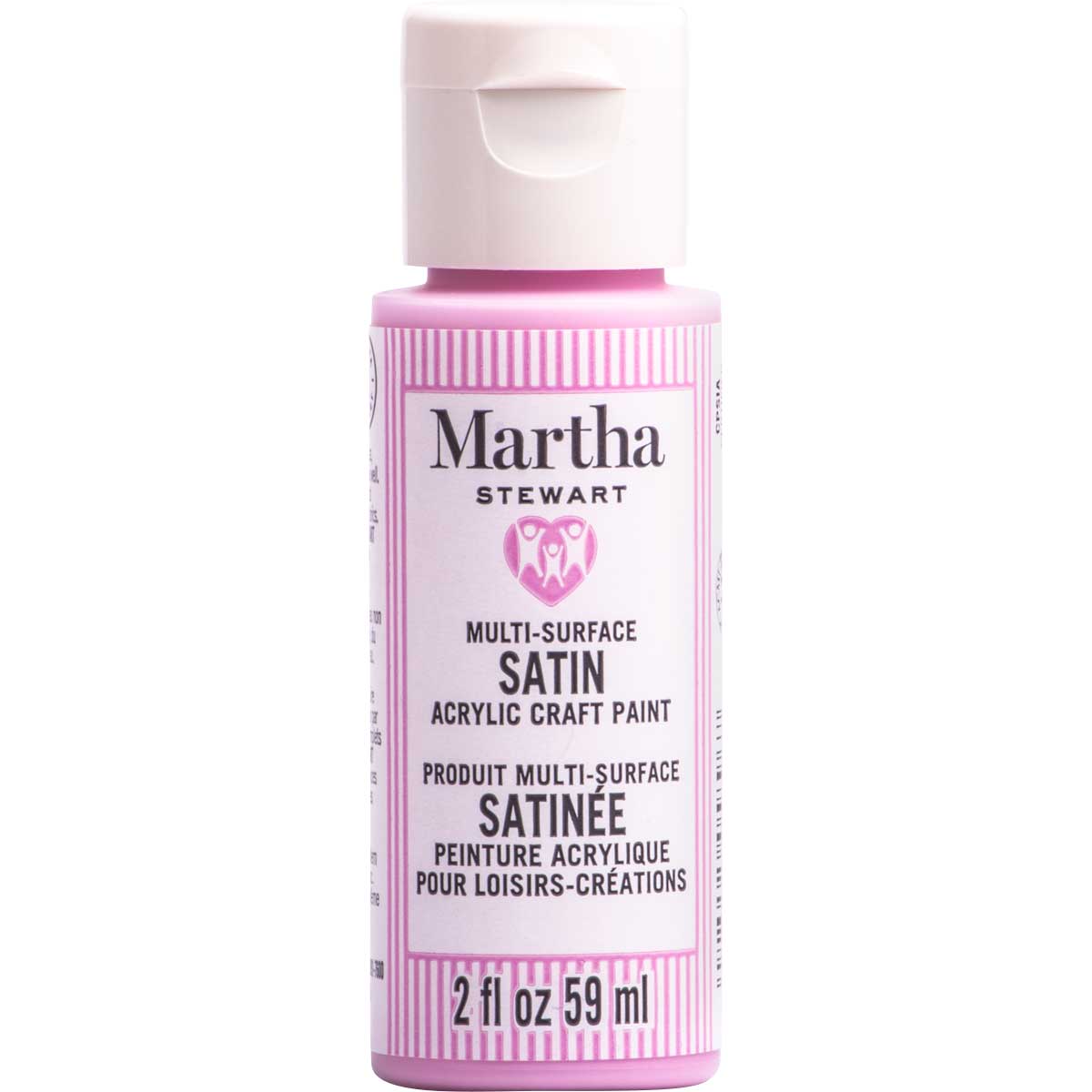 Martha Stewart ® Multi-Surface Satin Acrylic Craft Paint CPSIA - Piglet Pink, 2 oz. - 5896
