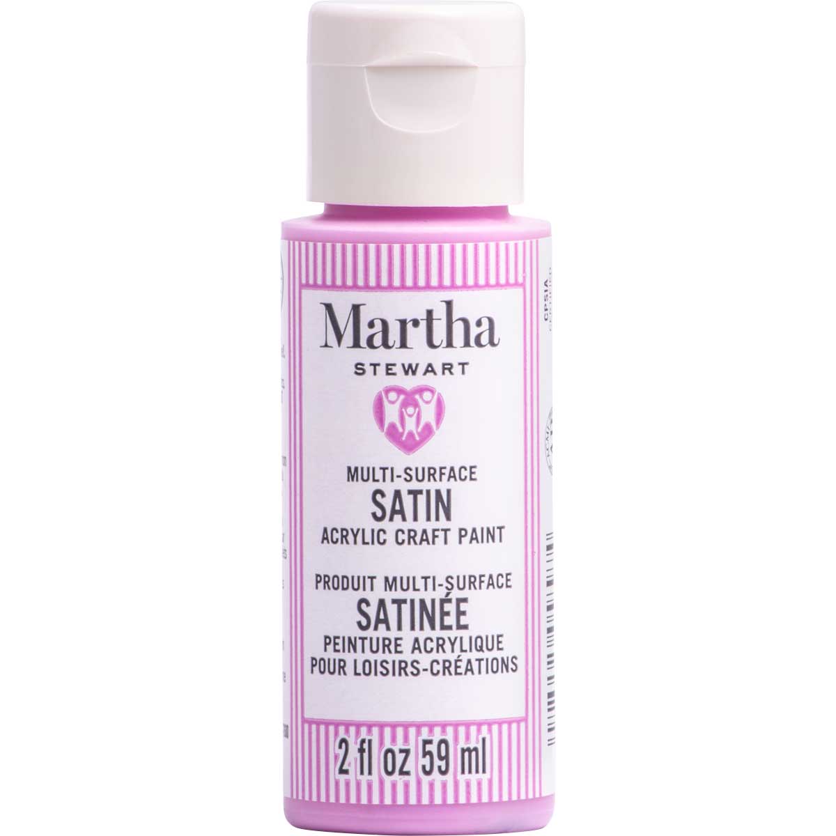 Martha Stewart ® Multi-Surface Satin Acrylic Craft Paint CPSIA - Pink Taffy, 2 oz. - 5897