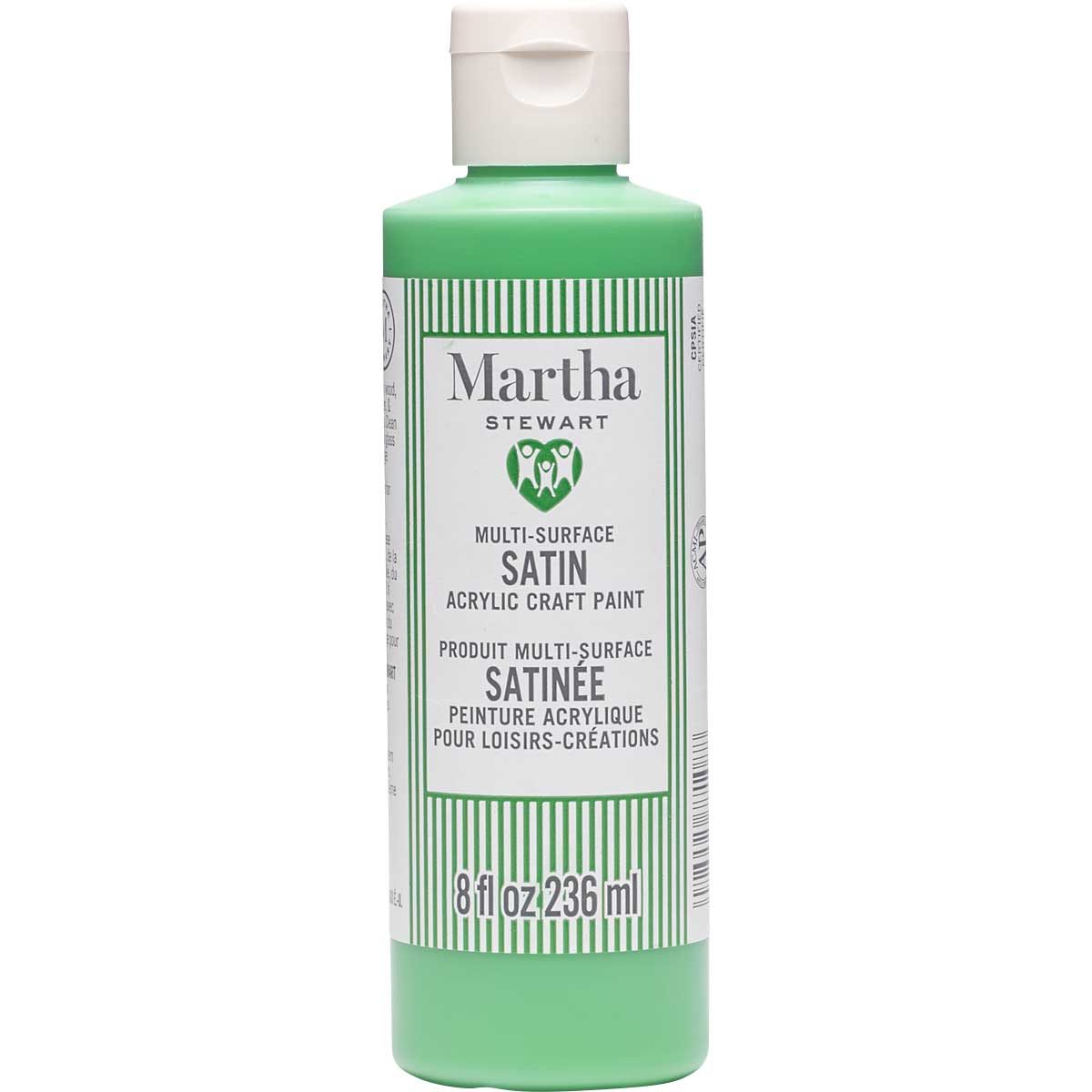 Martha Stewart ® Multi-Surface Satin Acrylic Craft Paint CPSIA - Swing Set Green, 8 oz. - 77108