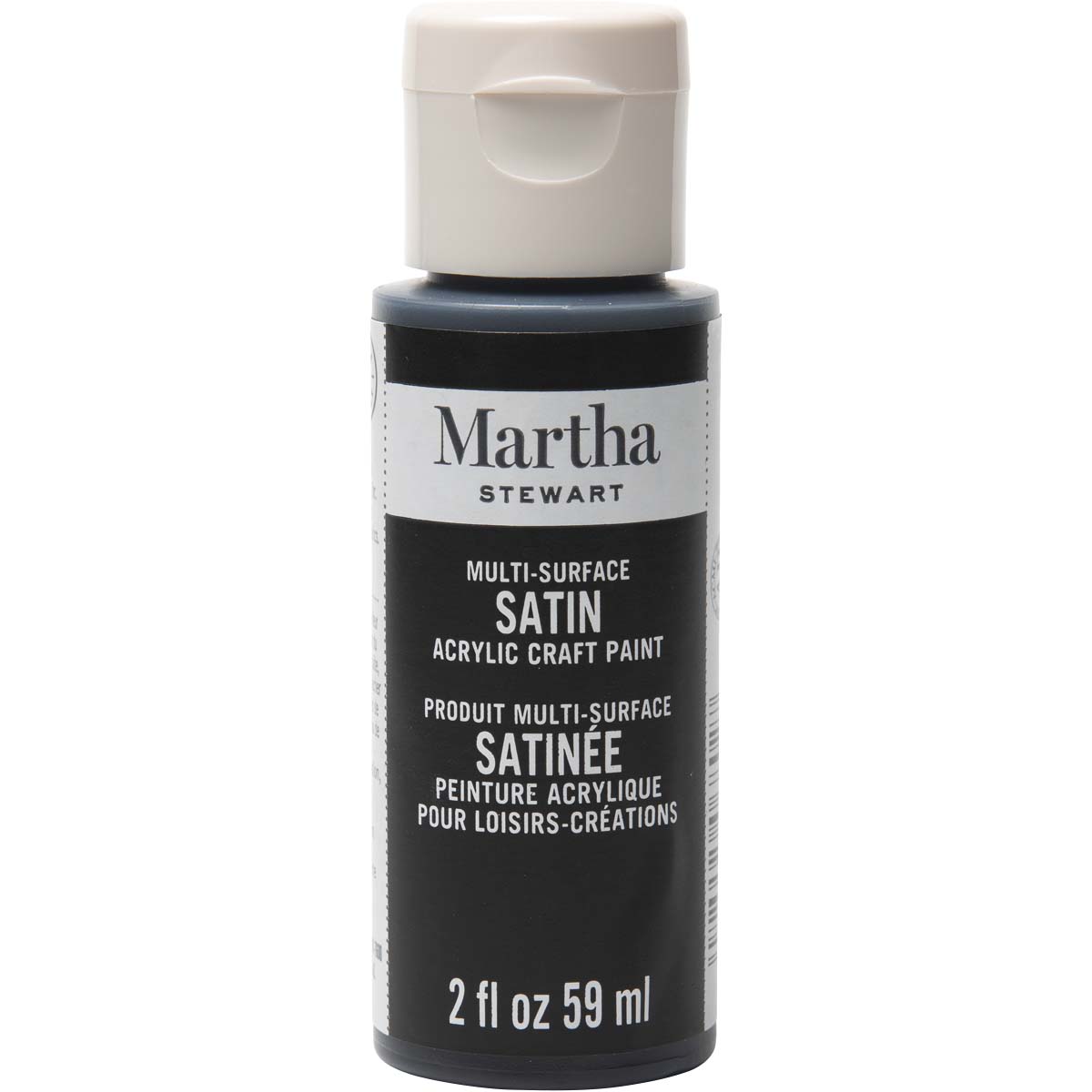 Martha Stewart ® Multi-Surface Satin Acrylic Craft Paint - Beetle Black, 2 oz. - 32082CA