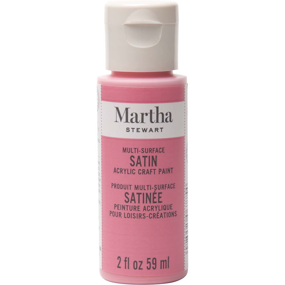 Martha Stewart ® Multi-Surface Satin Acrylic Craft Paint - Camellia Pink, 2 oz. - 32039CA