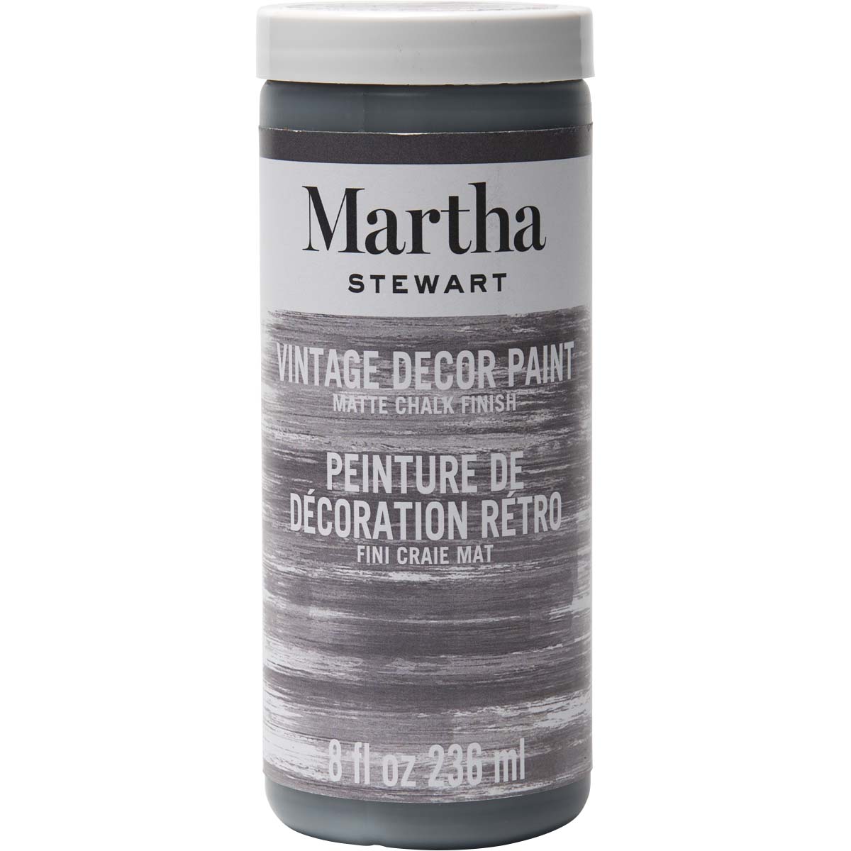 Martha Stewart ® Vintage Decor Matte Chalk Acrylic Paint - Charcoal, 8 oz. - 33527