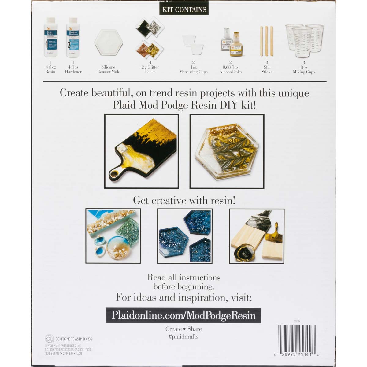 Mod Podge ® Do-It-Yourself Resin Kit - Cutting Board - 25341E