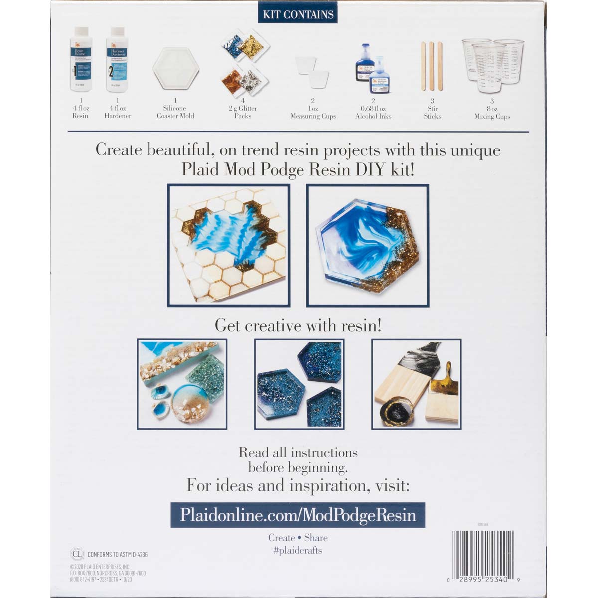 Mod Podge ® Do-It-Yourself Resin Kit - Honeycomb - 25340E