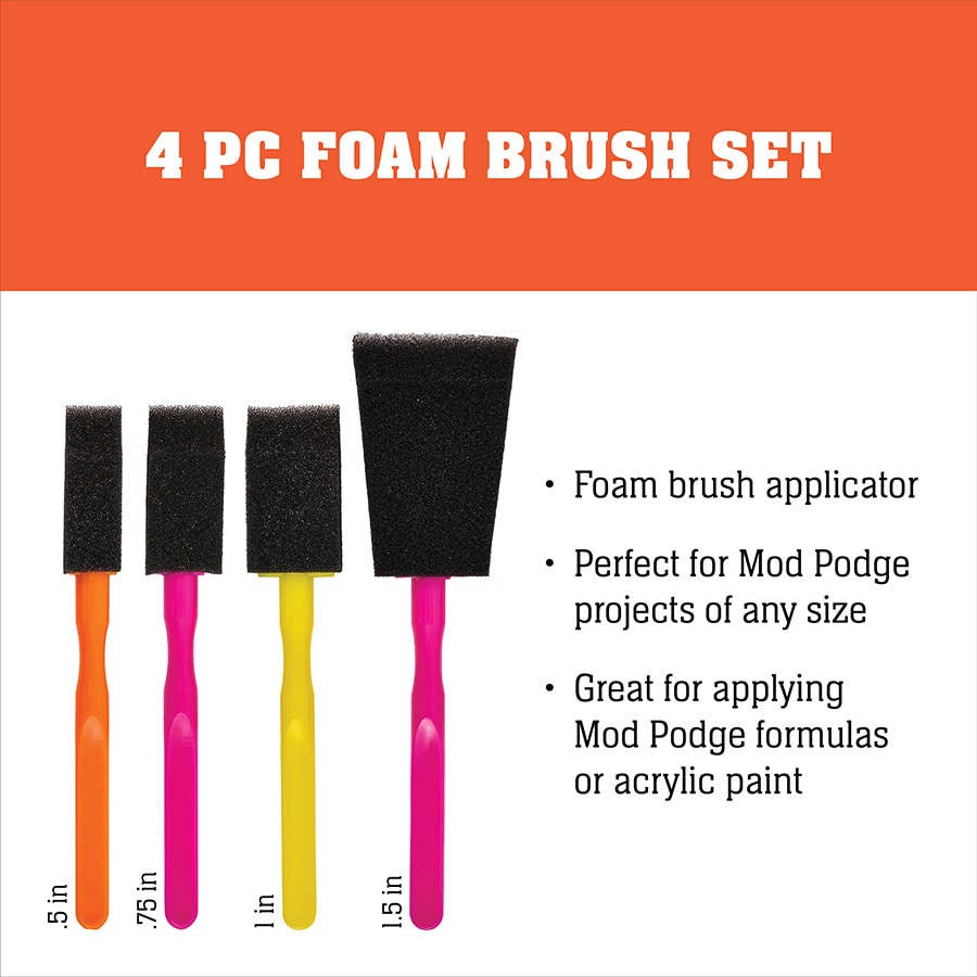 Mod Podge ® Foam Brush Set, 4 pc. - 24959