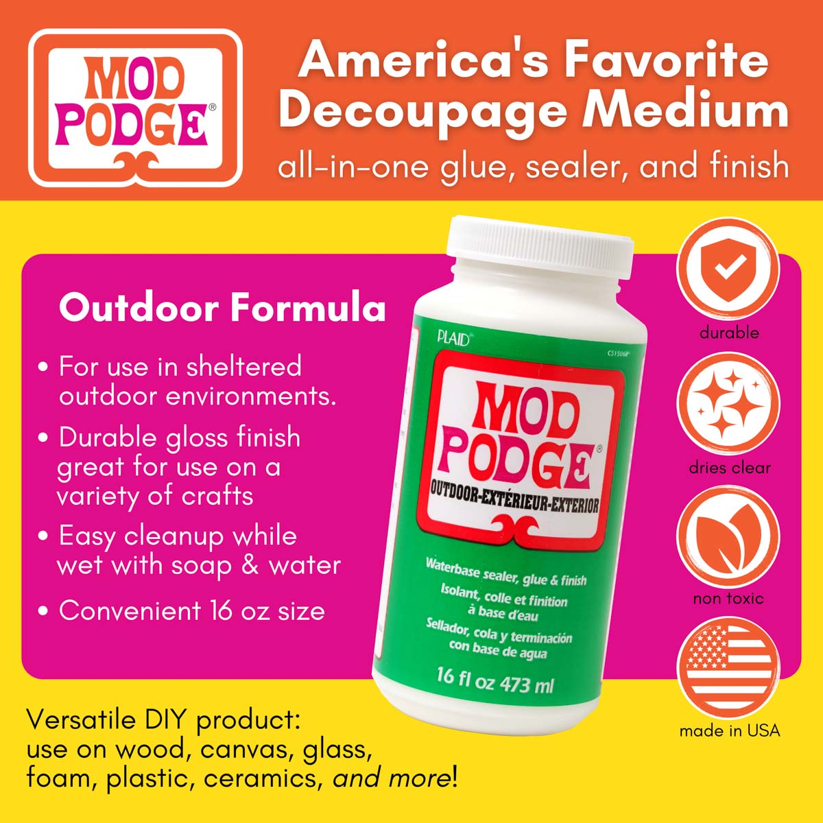 Mod Podge ® Outdoor, 16 oz. - CS15062