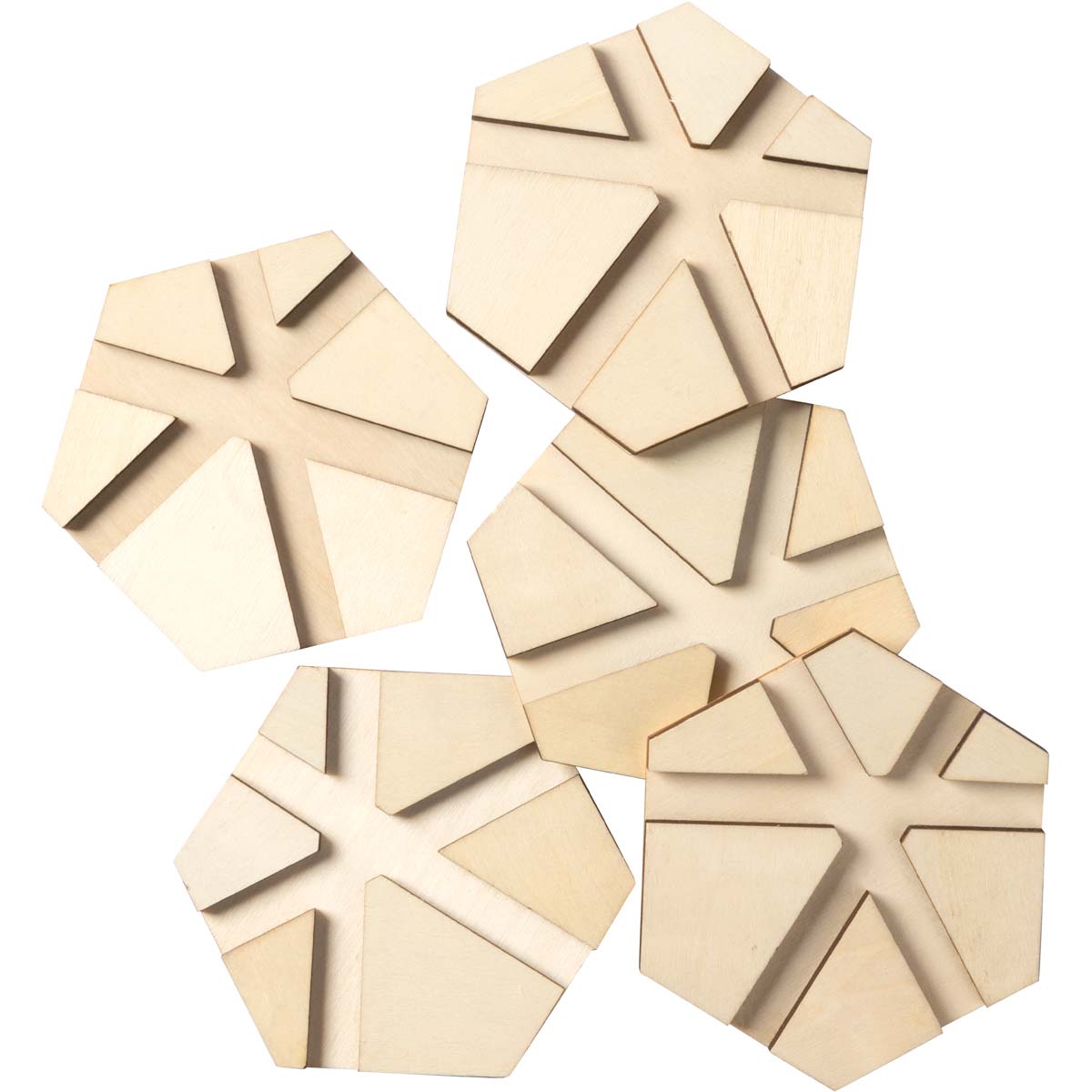 Mod Podge ® Resin Pouring Surface - Hexagon Star Coasters - 56935E