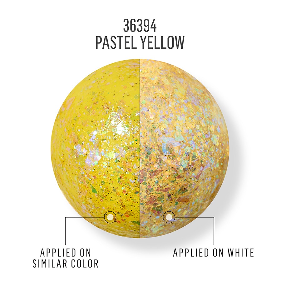 FolkArt ® Glitterific Pastels™ - Yellow, 2oz. - 36394