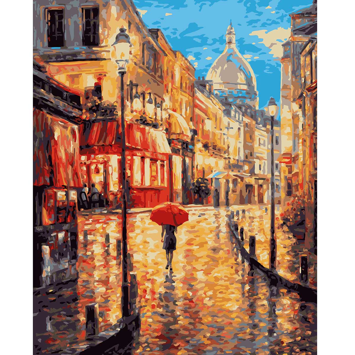 PAINT BY NUMBER - MONTMARTRE 20X16