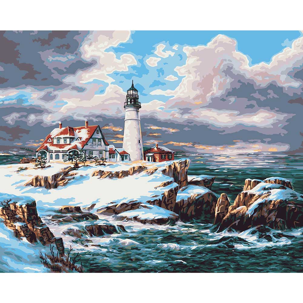 PAINT BY NUMBER - PORTLAND HEAD LIGHTHOUSE 1