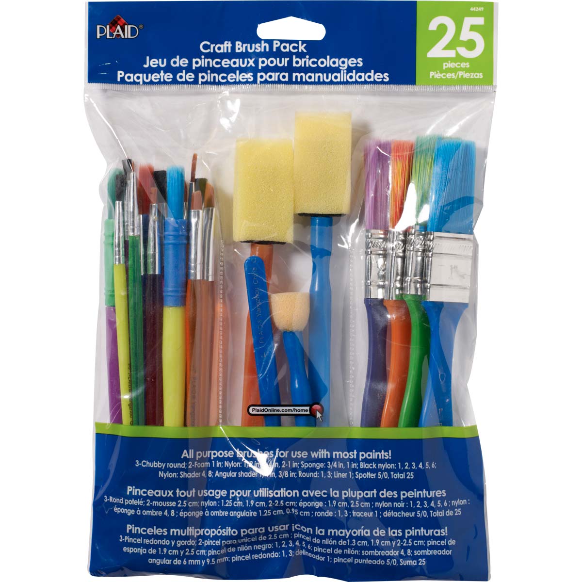 Plaid ® Brush Sets - Craft Brush Pack - 44249