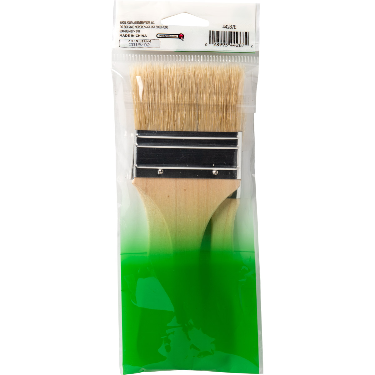 Plaid ® Brush Sets - Natural Bristle Chip Set - 44287