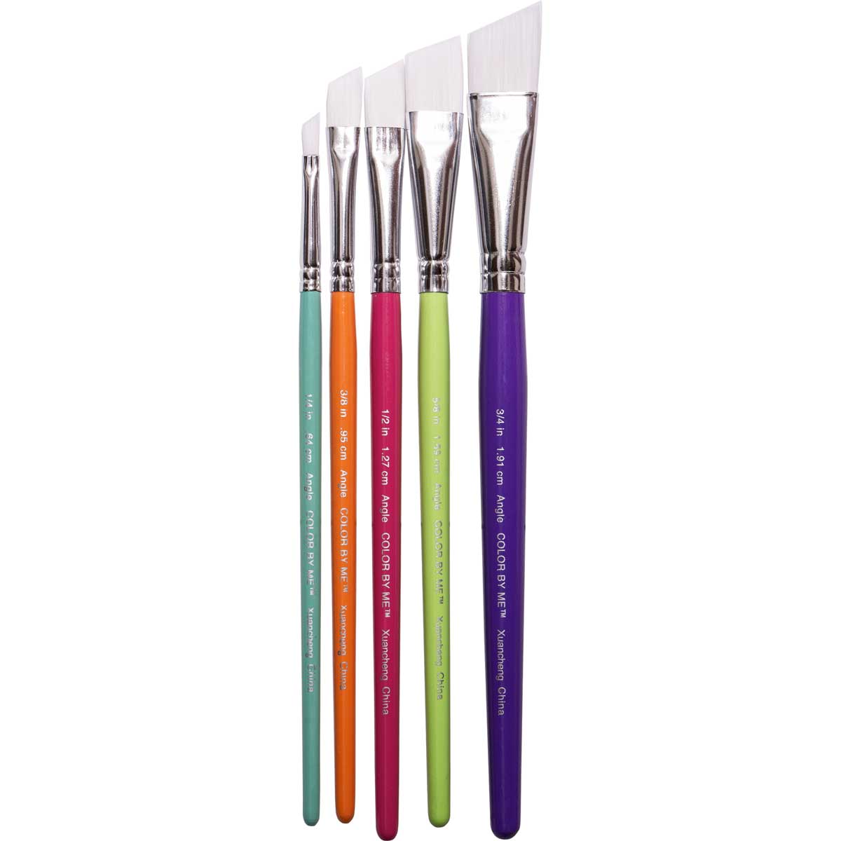 Plaid ® Color By Me™ Brush Sets - Angle Brushes, 5 pc. - 4929E