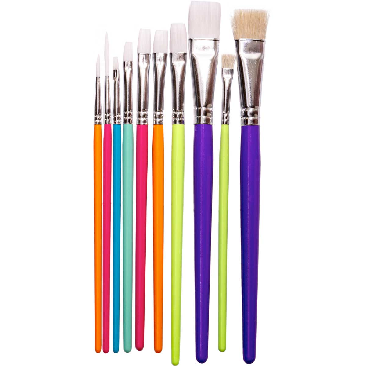 Plaid ® Color By Me™ Brush Sets - Artist Brushes, 10 pc. - 4930E