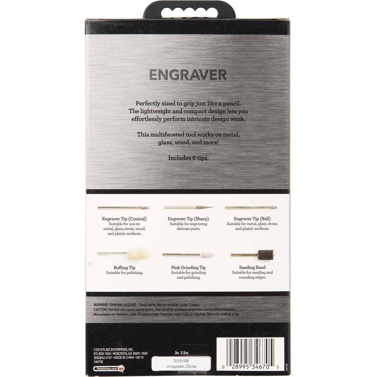 Plaid ® Engraver Tool, 10 pc. - 34670E