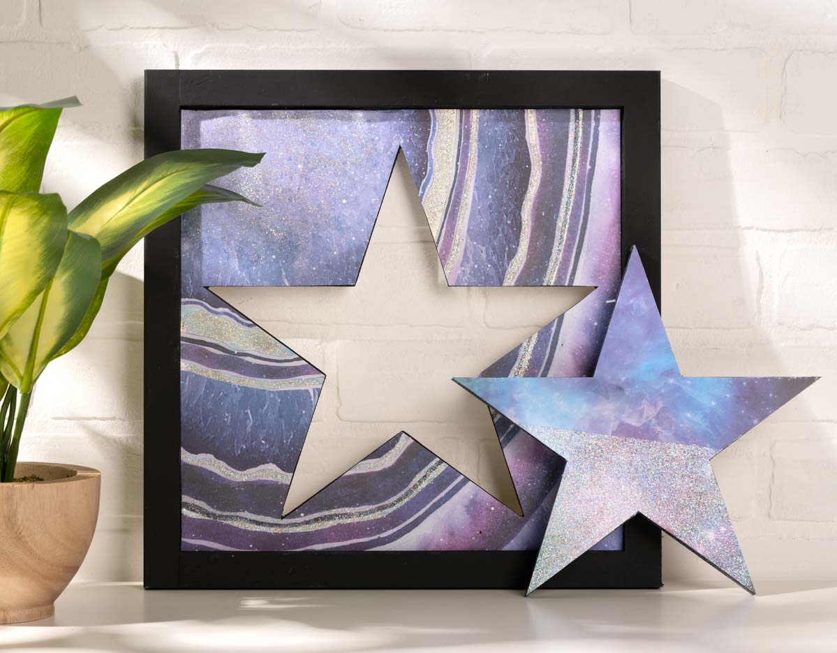 Plaid ® Wood Surfaces - 2-in-1 Star Wall Hanging - 56708