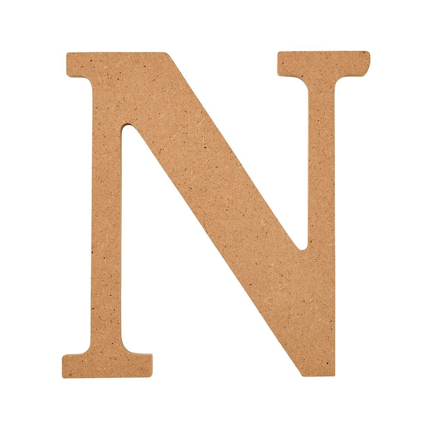 Plaid ® Wood Surfaces - 5 inch MDF Letter - N - 63567