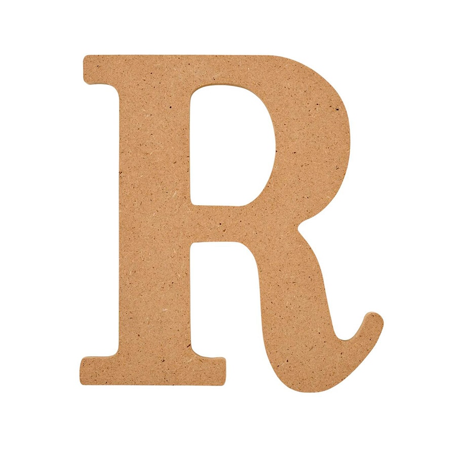 Plaid ® Wood Surfaces - 5 inch MDF Letter - R - 63571