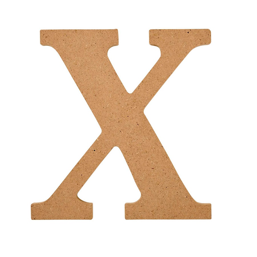 Plaid ® Wood Surfaces - 5 inch MDF Letter - X - 63577