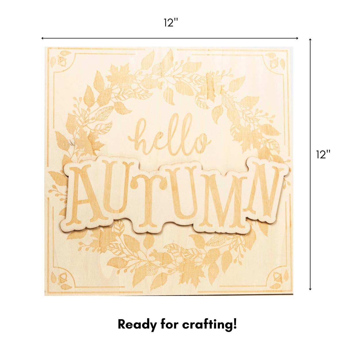 Plaid ® Wood Surfaces - Autumn Celebration Frame and Plaque Bundle - 56978
