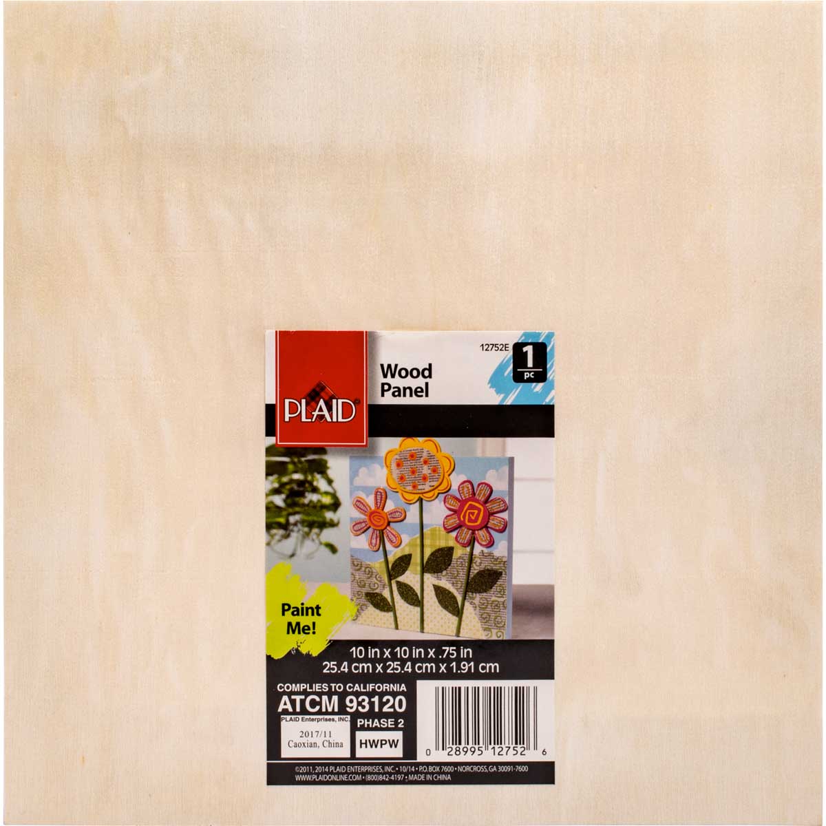 Plaid ® Wood Surfaces - Canvas Panel, 10