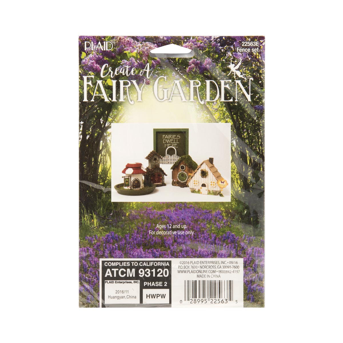 Plaid ® Wood Surfaces - Fairy Garden - Fence 2 pc. - 22563E