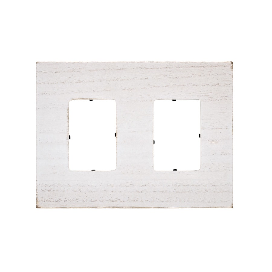 Plaid ® Wood Surfaces - Frames - Double Window Whitewash, 6-1/4